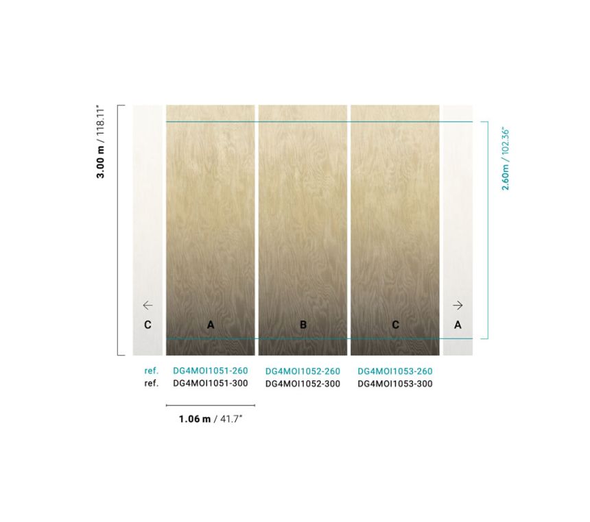Vliesová fototapeta na stenu, Moiré, DG4MOI1053-300, Wall Designs IV, Khroma by Masureel