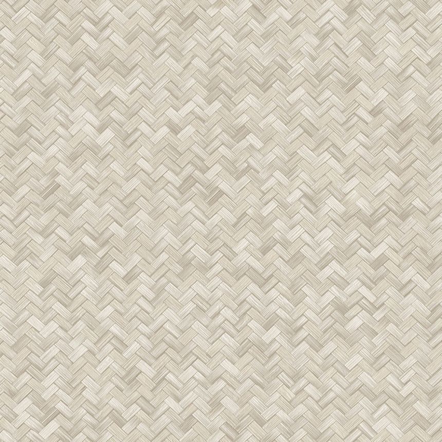 Vliesová tapeta na stenu, béžová, imitace rohože, 1511-3, Vera, AdaWall