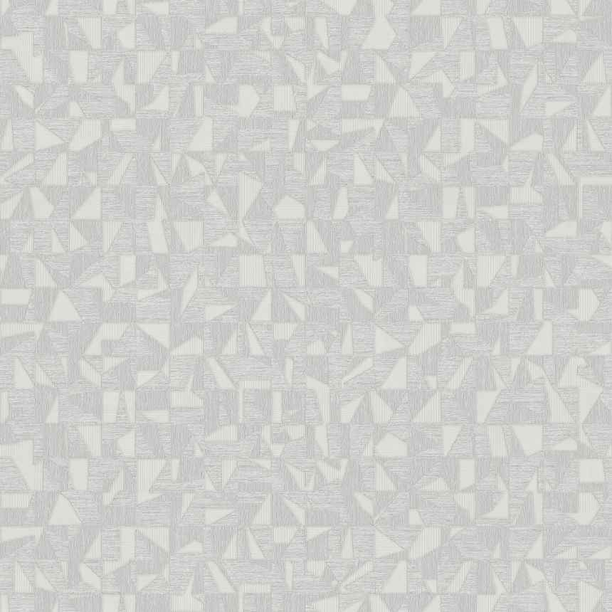 Geometrická vliesová tapeta na stenu, sivá, 1512-2, Vera, AdaWall