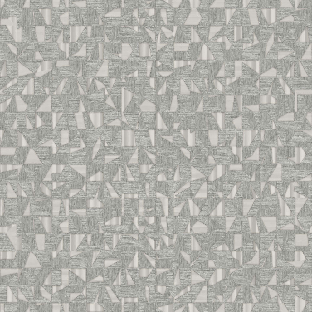 Geometrická vliesová tapeta na stenu, sivo-strieborná, 1512-3, Vera, AdaWall