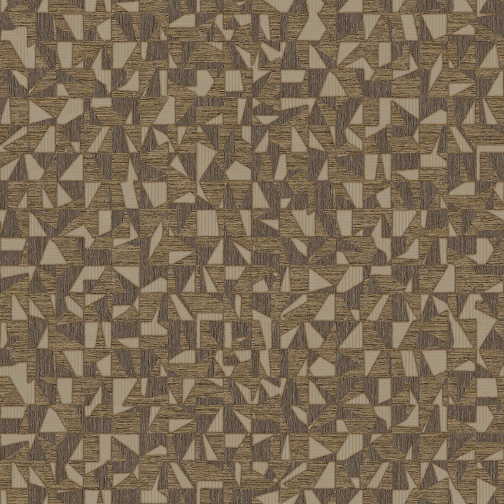 Geometrická vliesová tapeta na stenu, hnedo-zlatá, 1512-5, Vera, AdaWall