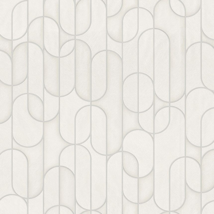Geometrická vliesová tapeta na stenu, krémová, 1514-1, Vera, AdaWall