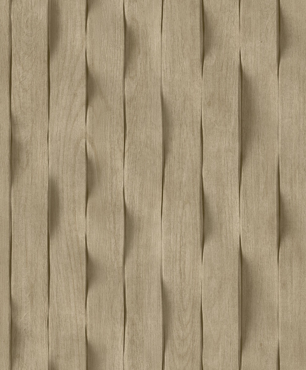 3D Vliesová tapeta na stenu, hnedá, imitácia dreveného obloženia, lamely, M75608, Brut, Ugépa