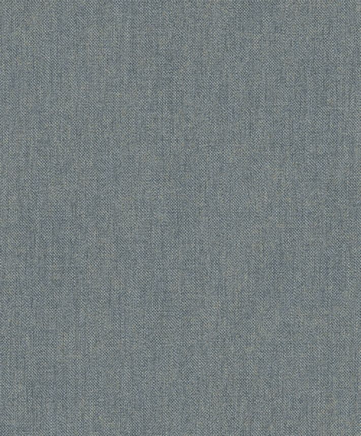 Luxusná vliesová tapeta na stenu, modrá, imitácia látky, M67301, Venezia, Ugépa