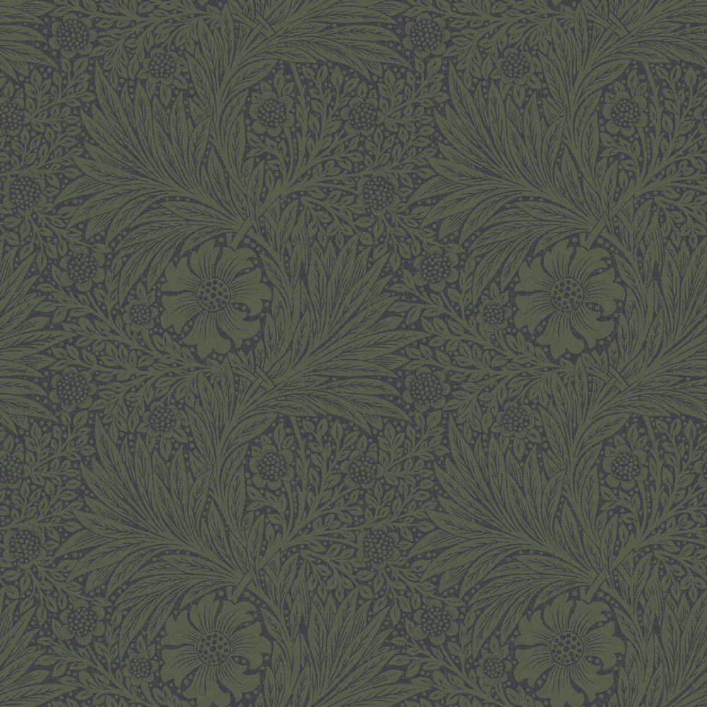 Vliesová tapeta na stenu, zelená, kvety, listy, 124255, William Morris At Home
