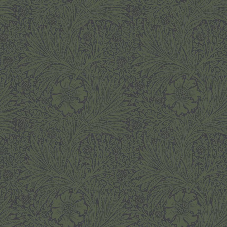 Vliesová tapeta na stenu, zelená, kvety, listy, 124255, William Morris At Home
