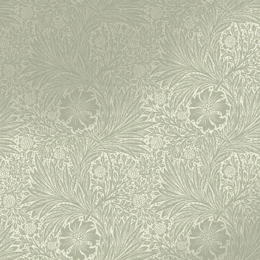 Vliesová tapeta na stenu, zelená, kvety, listy, 124256, William Morris At Home