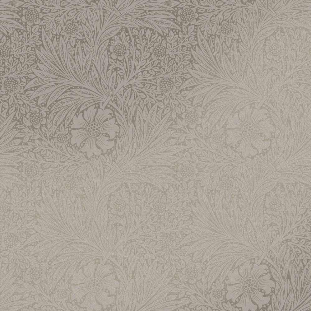 Vliesová tapeta na stenu, sivo-béžová, kvety, listy, 124257, William Morris At Home