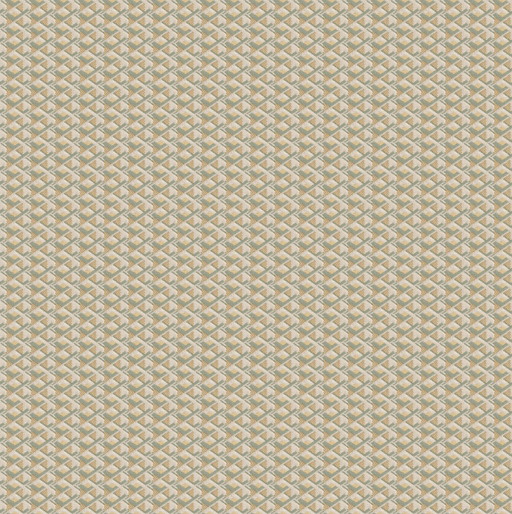 Luxusná geometrická vliesová tapeta na stenu, zelená, Z15504, Mini Trend, Zambaiti Parati