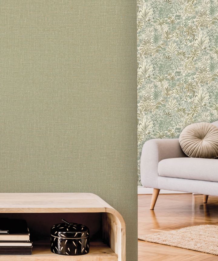 Luxusná vliesová tapeta na stenu, biela, imitácia látky, Z15508, Mini Trend, Zambaiti Parati