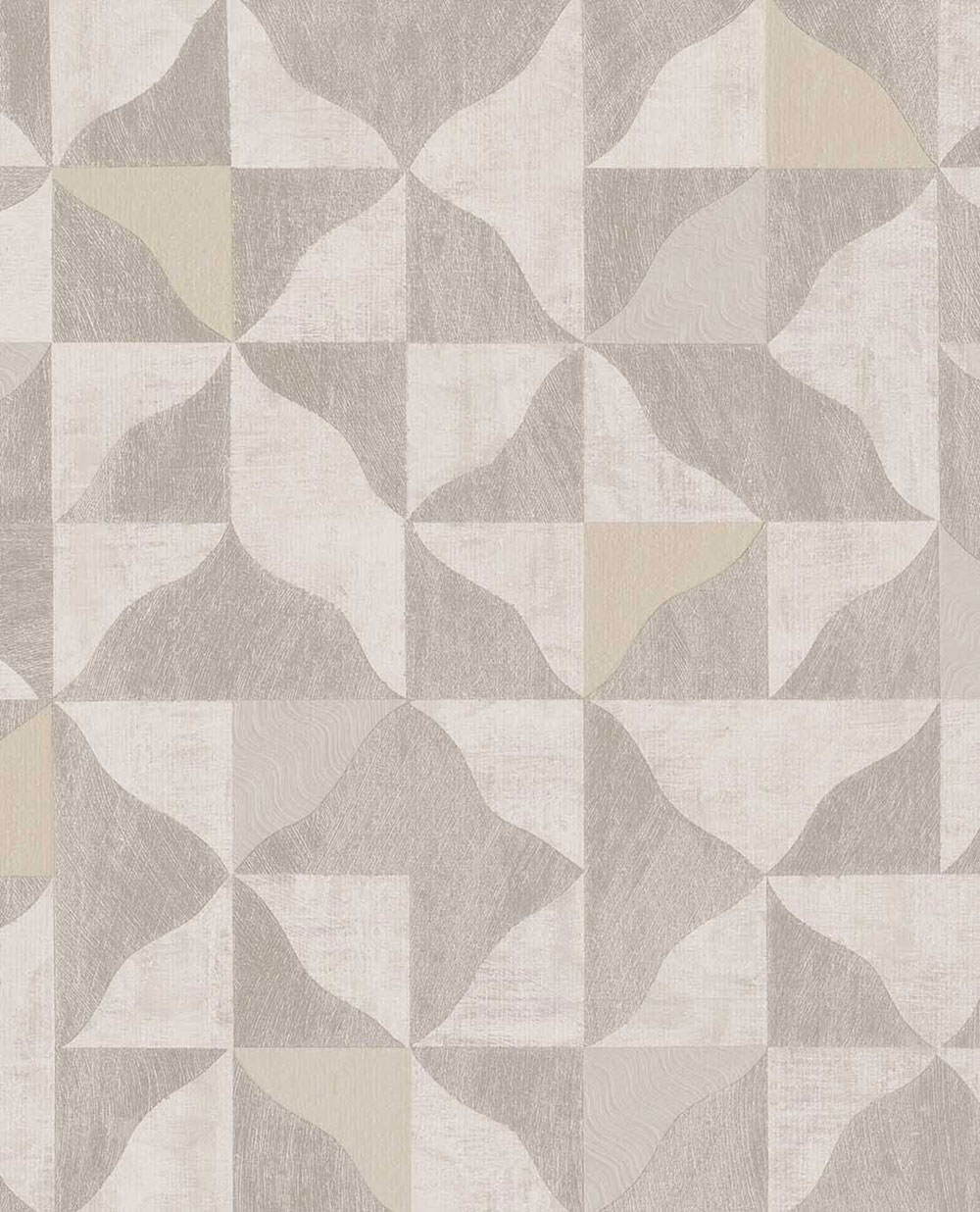Geometrická vliesová tapeta na stenu, hnedo-béžová, 340322, Sensory Eijffinger