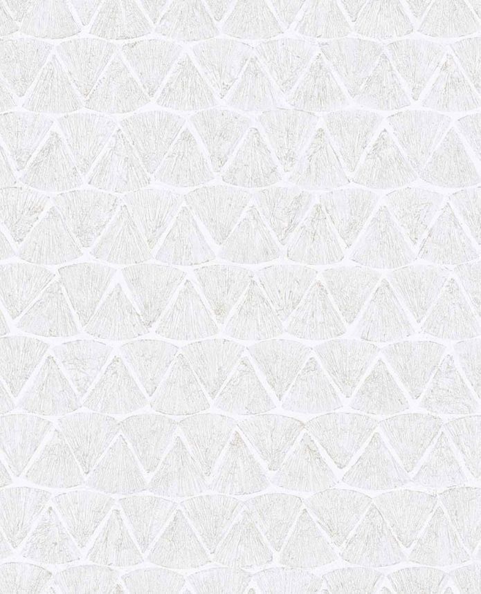 Geometrická vliesová tapeta na stenu, krémovo-strieborná, 340340, Sensory Eijffinger