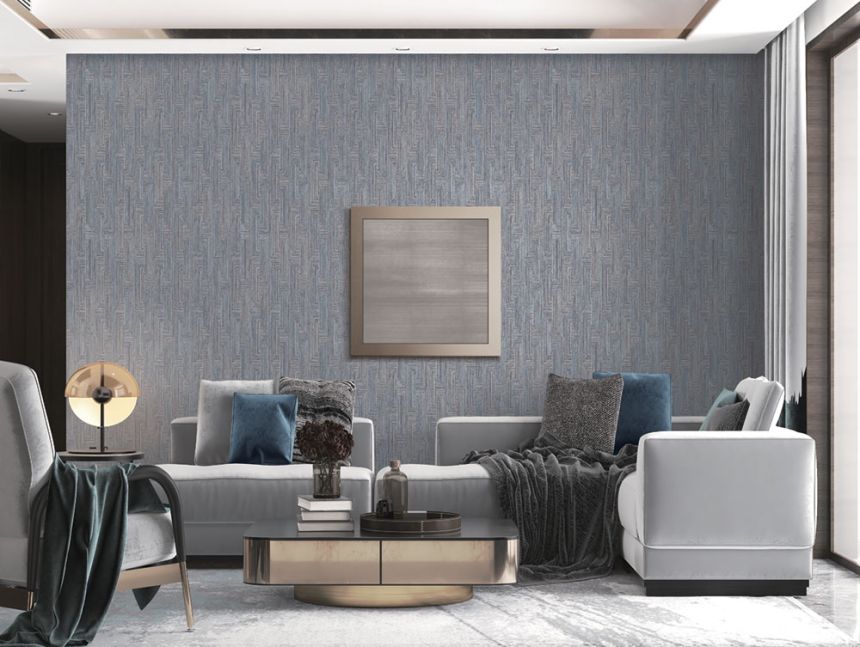 Geometrická vliesová tapeta na stenu, čierno-sivá, SA524017, Santa Fe, Design ID
