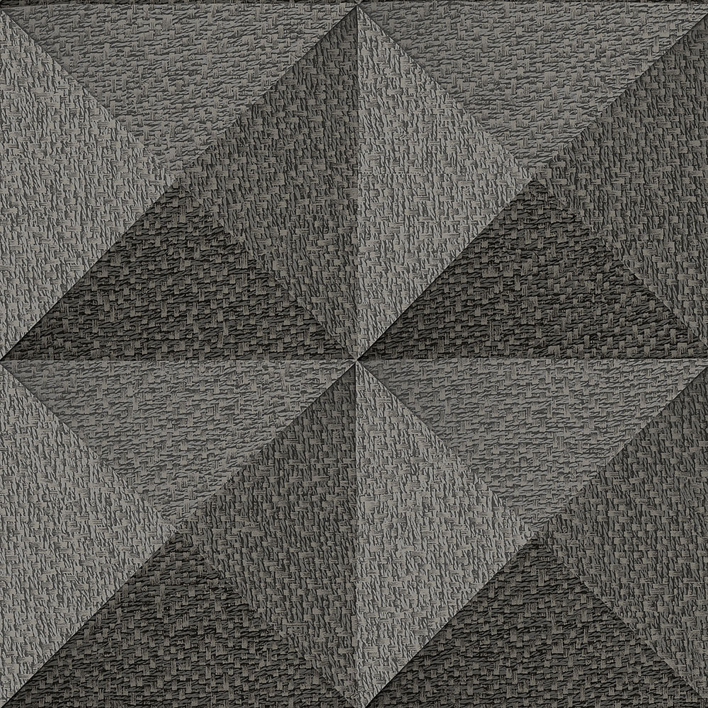 Geometrická vliesová tapeta na stenu, hnedo-čierna, SA524104, Santa Fe, Design ID