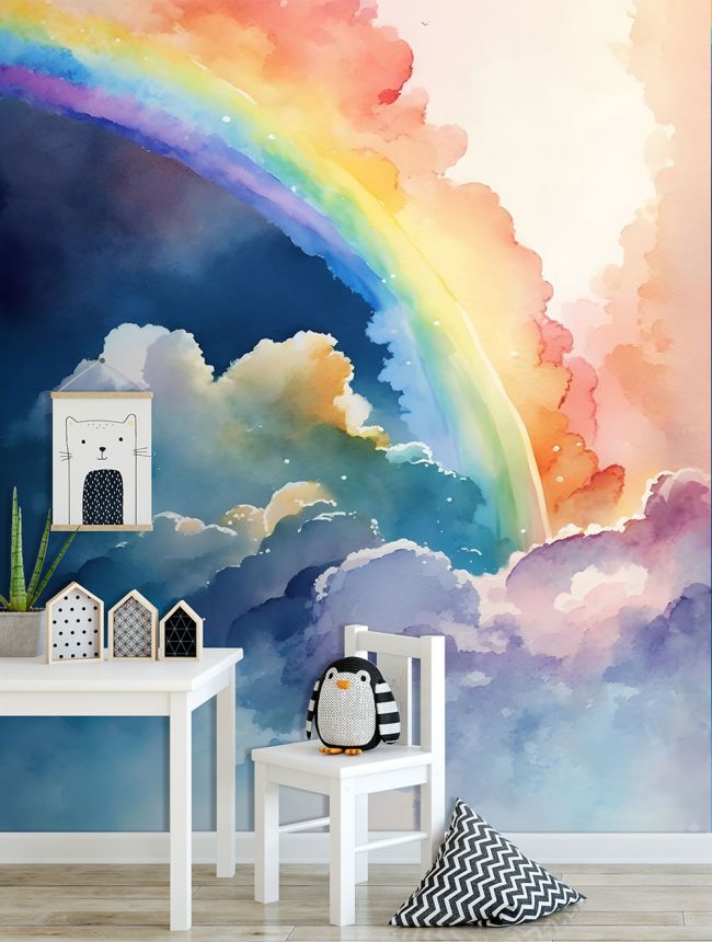 Vliesová obrazová tapeta na stenu, duha, CW6000-1, Cute Walls, Decoprint