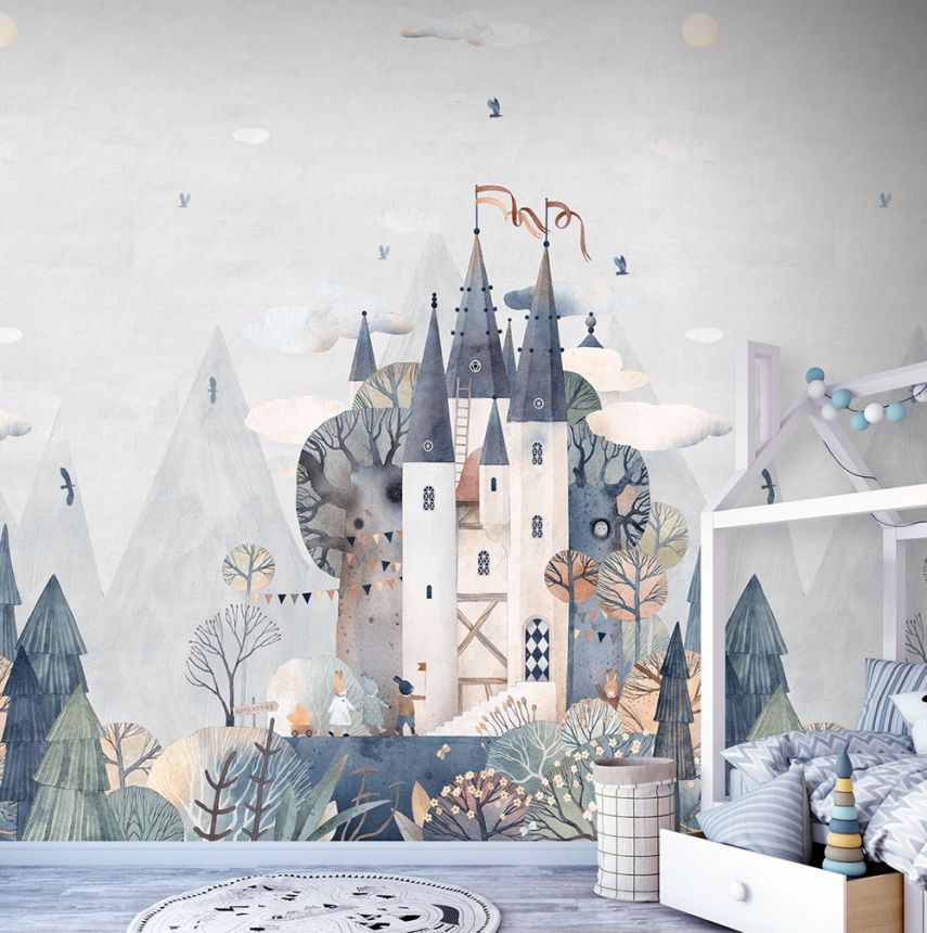 Detská vliesová obrazová tapeta na stenu, zvieratká, CW6005-2, Cute Walls, Decoprint