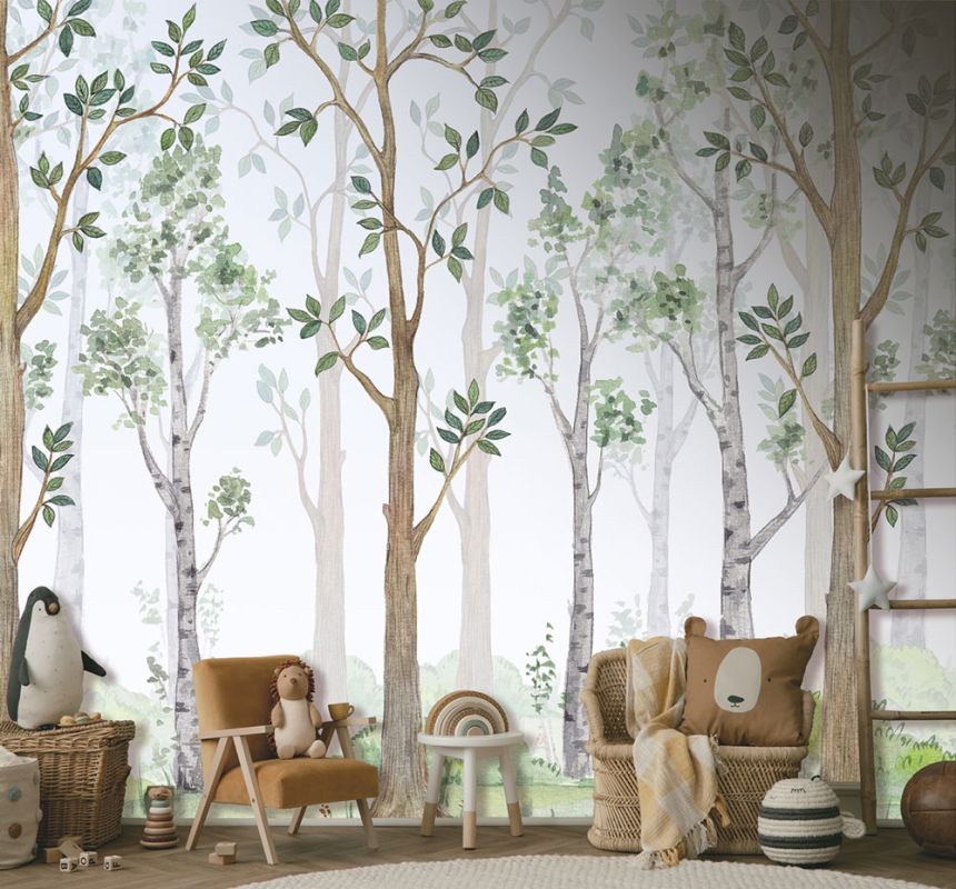 Vliesová obrazová tapeta na stenu, stromy, les, CW6040-1, Cute Walls, Decoprint