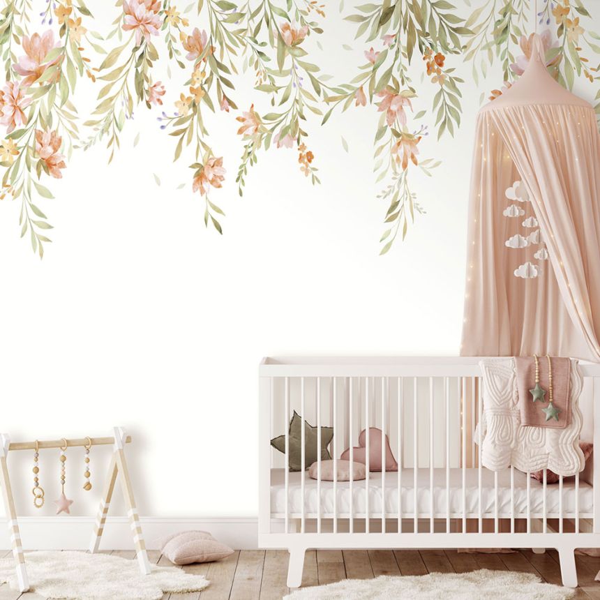 Vliesová obrazová tapeta na stenu, kvety, CW6119-1, Cute Walls, Decoprint