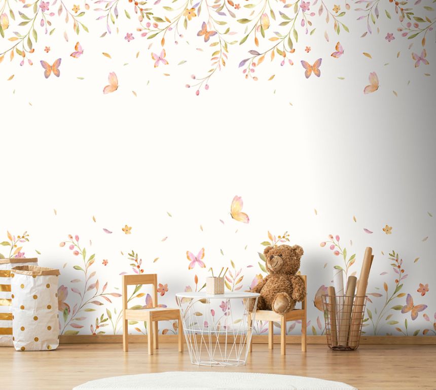 Vliesová obrazová tapeta na stenu, kvety, CW6126-1, Cute Walls, Decoprint