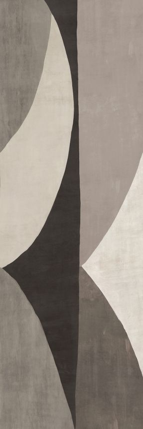 Geometrická vliesová obrazová tapeta na stenu, sivá, DGAMA3031-260, Amani, Masureel