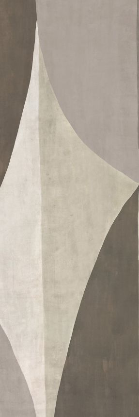 Geometrická vliesová obrazová tapeta na stenu, sivá, DGAMA3033-300, Amani, Masureel