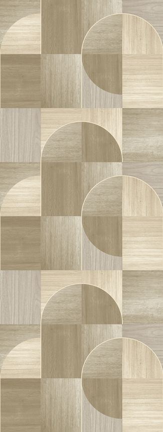 Grafická vliesová obrazová tapeta na stenu, sivo-béžová, FW4012-6, Feature Walls, Decoprint
