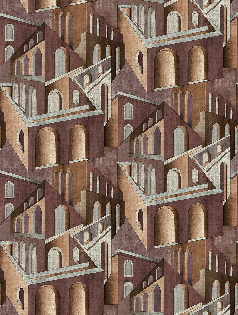 Grafická vliesová obrazová tapeta na stenu, vínová, FW4013-9, Feature Walls, Decoprint