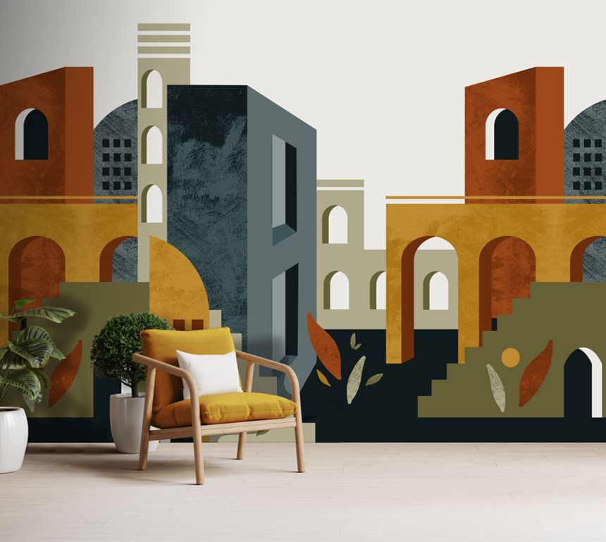 Grafická vliesová obrazová tapeta na stenu, FW4014-1, Feature Walls, Decoprint