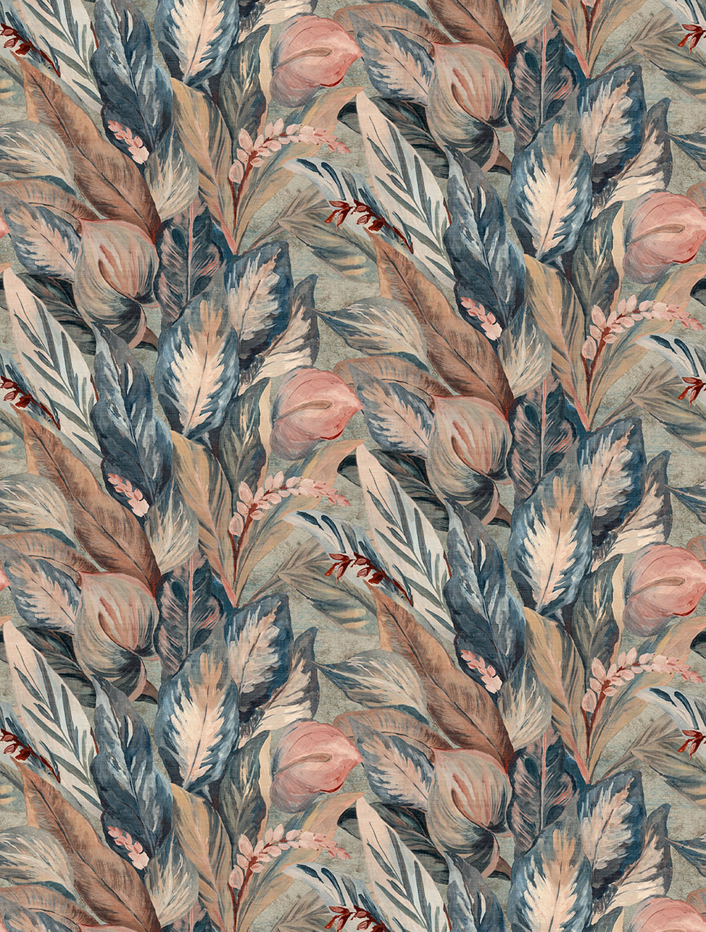 Vliesová obrazová tapeta na stenu, listy, FW4016-1, Feature Walls, Decoprint
