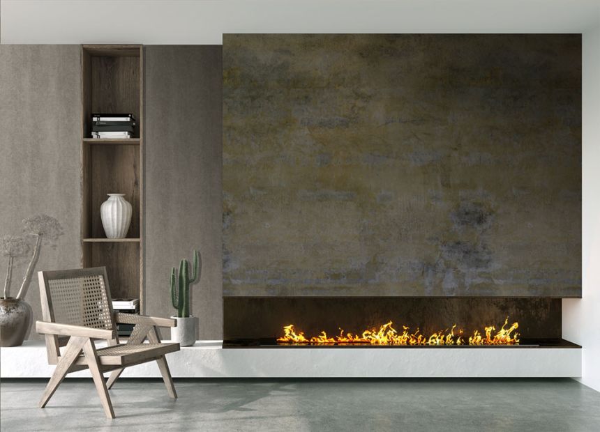 Vliesová obrazová tapeta na stenu, hnedá, betón, FW4050-4, Feature Walls, Decoprint