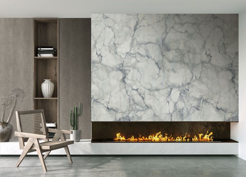 Vliesová obrazová tapeta na stenu, sivá, mramor, FW4052-4, Feature Walls, Decoprint