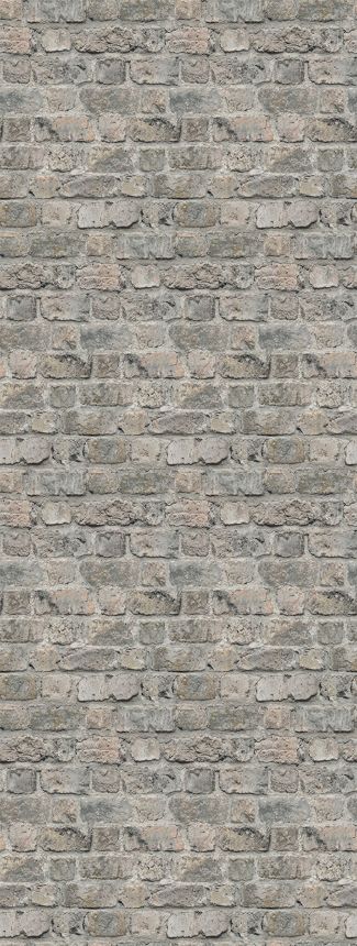 Vliesová obrazová tapeta na stenu, sivá, tehly, FW4055-4, Feature Walls, Decoprint