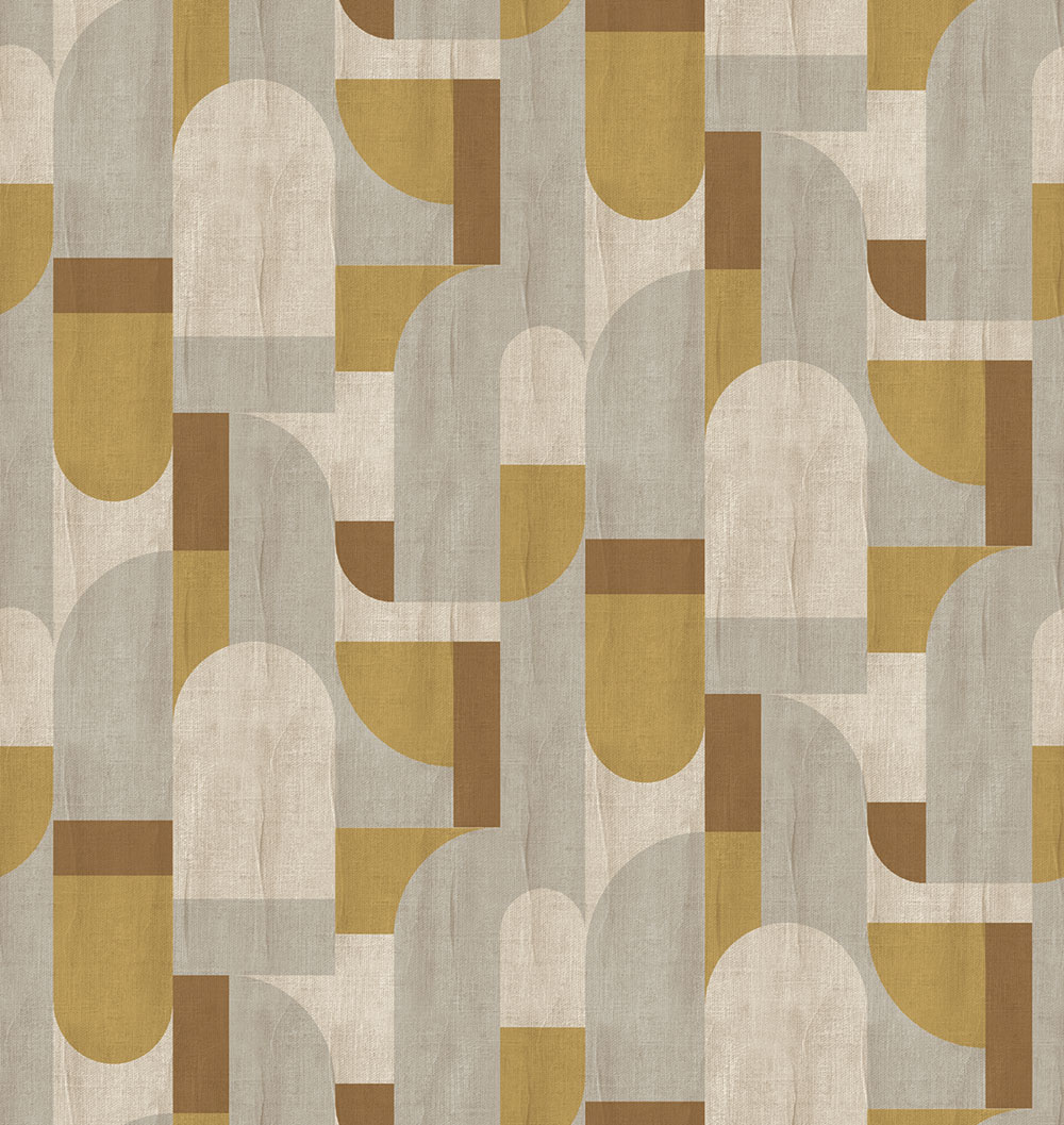 Geometrická vliesová obrazová tapeta na stenu, béžová, FW4064-3, Feature Walls, Decoprint