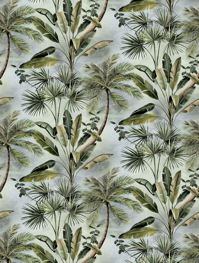 Vliesová obrazová tapeta na stenu, sivo-zelená, palmy, FW4030-1, Feature Walls, Decoprint