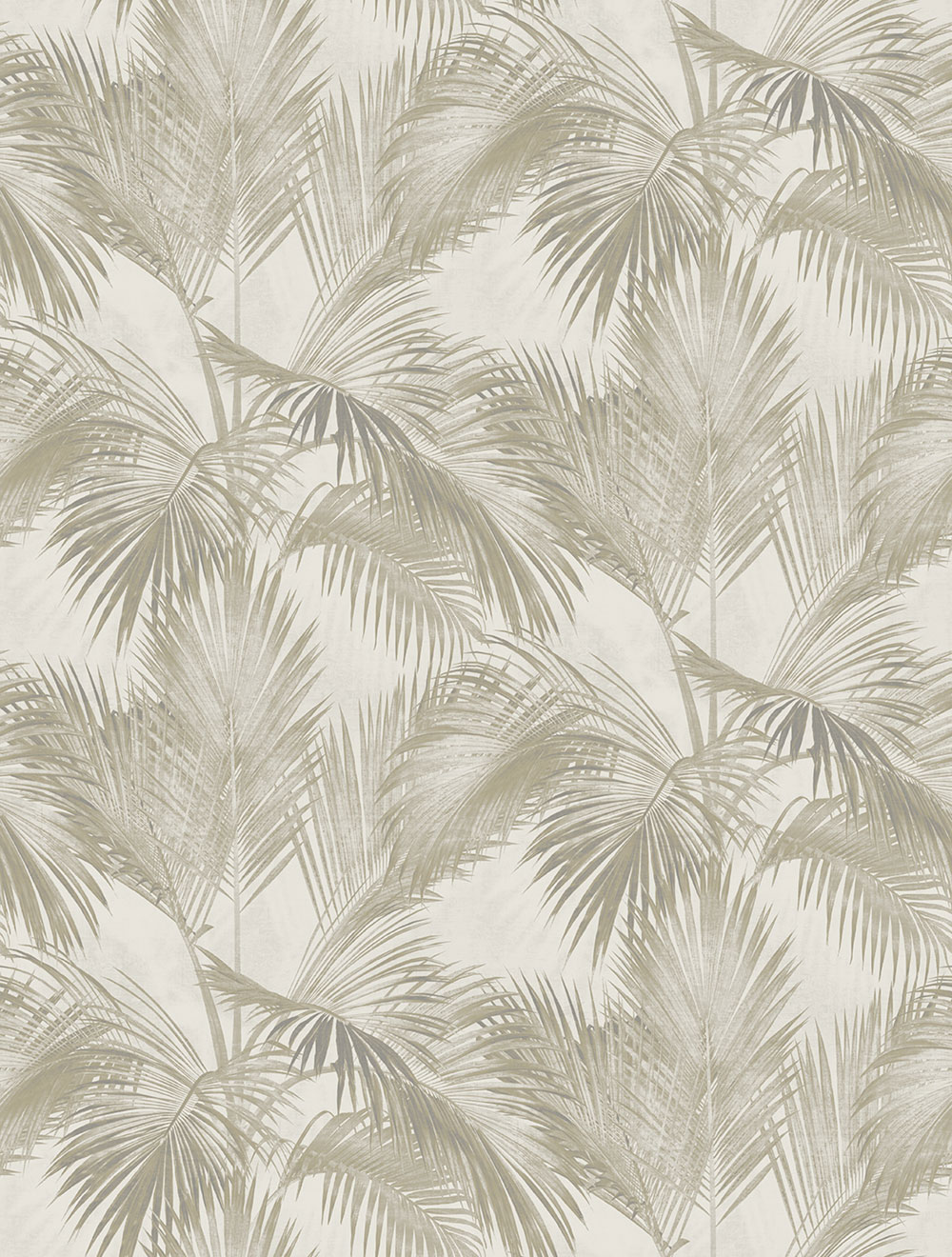 Vliesová obrazová tapeta na stenu, sivo-béžová, palmy, listy, FW4034-6, Feature Walls, Decoprint