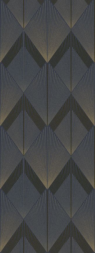 Geometrická vliesová obrazová tapeta na stenu, modrá, FW4035-1, Feature Walls, Decoprint