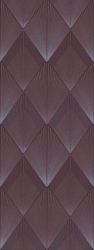 Geometrická vliesová obrazová tapeta na stenu, vínová, FW4035-2, Feature Walls, Decoprint