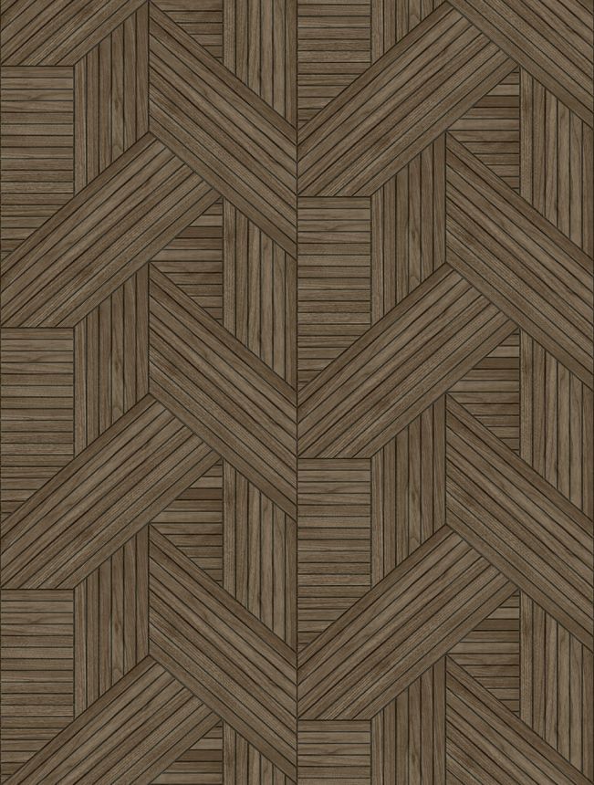 Vliesová obrazová tapeta na stenu, hnedá, imitácia dreva, lamiel, FW4036-3, Feature Walls, Decoprint