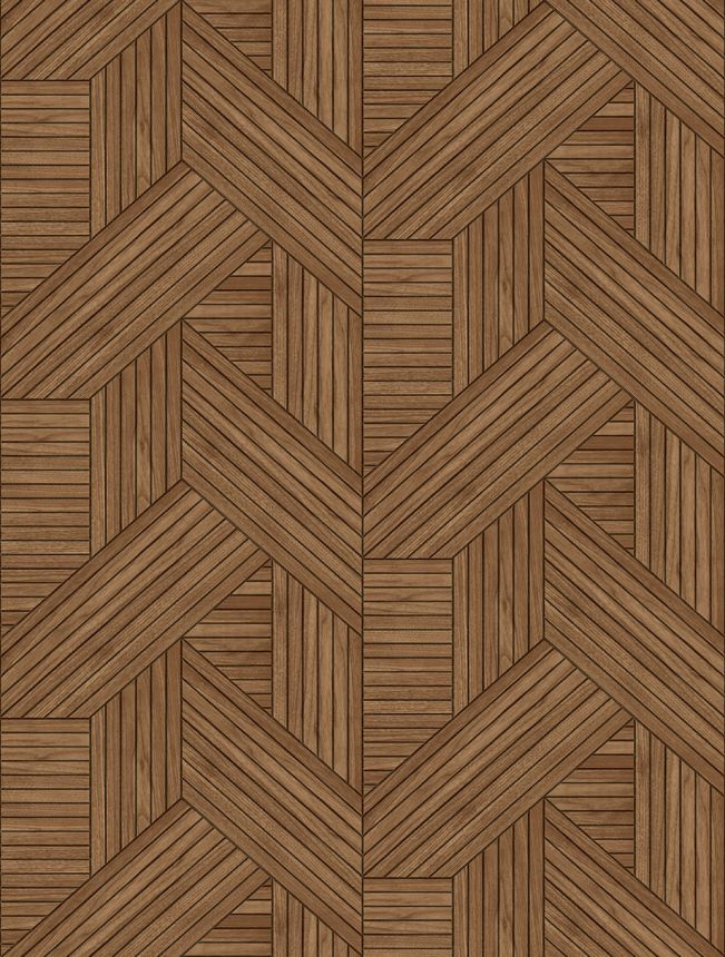 Vliesová obrazová tapeta na stenu, hnedá, imitácia dreva, lamiel, FW4036-4, Feature Walls, Decoprint
