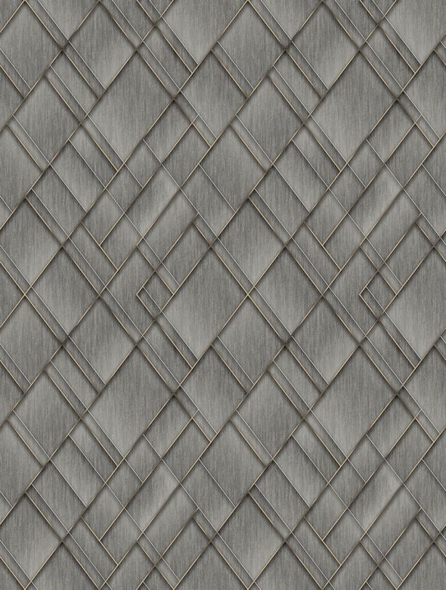 Geometrická vliesová obrazová tapeta na stenu, sivá, FW4037-1, Feature Walls, Decoprint