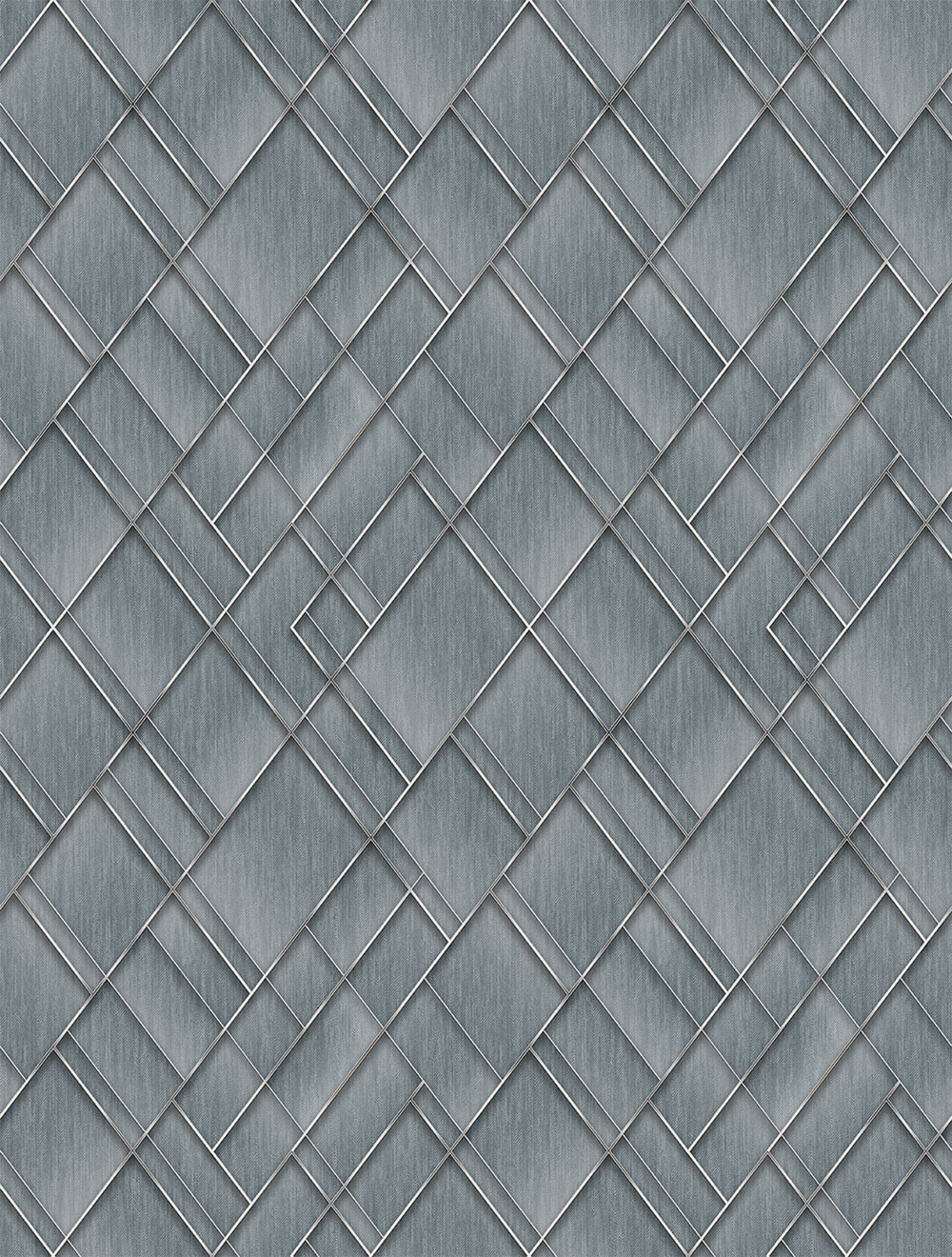 Geometrická vliesová obrazová tapeta na stenu, modrá, FW4037-2, Feature Walls, Decoprint
