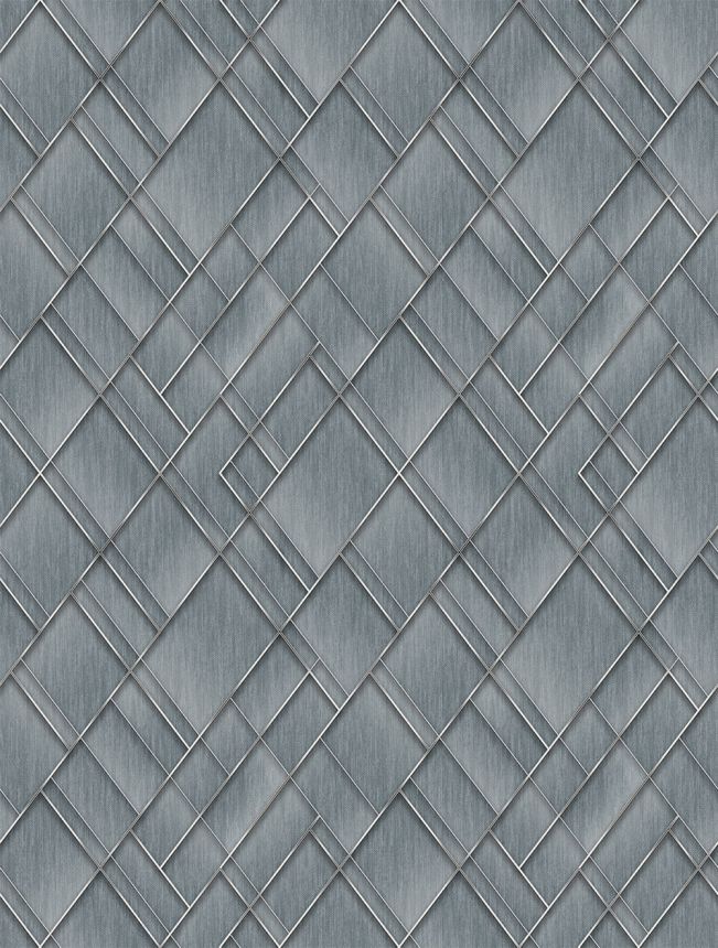 Geometrická vliesová obrazová tapeta na stenu, modrá, FW4037-2, Feature Walls, Decoprint