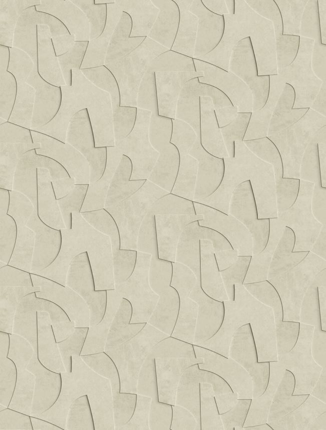 Geometrická vliesová obrazová tapeta na stenu, 3D, krémová, FW4042-2, Feature Walls, Decoprint