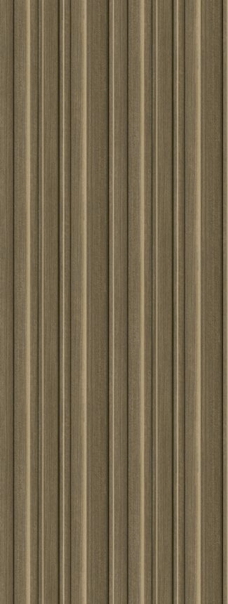 Vliesová obrazová tapeta na stenu, 3D imitácia lamiel, hnedá, FW4043-2, Feature Walls, Decoprint