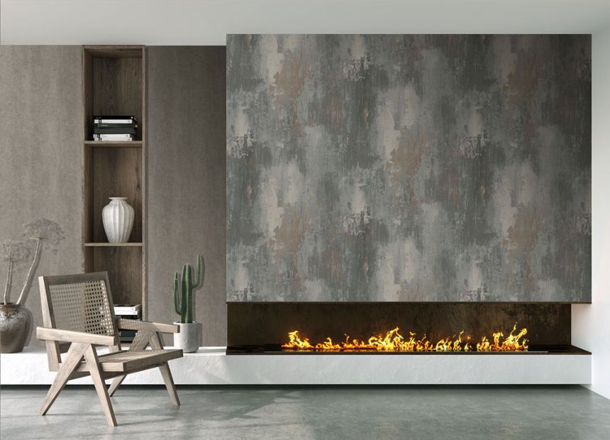 Vliesová obrazová tapeta na stenu, betón, sivá, FW4044-2, Feature Walls, Decoprint