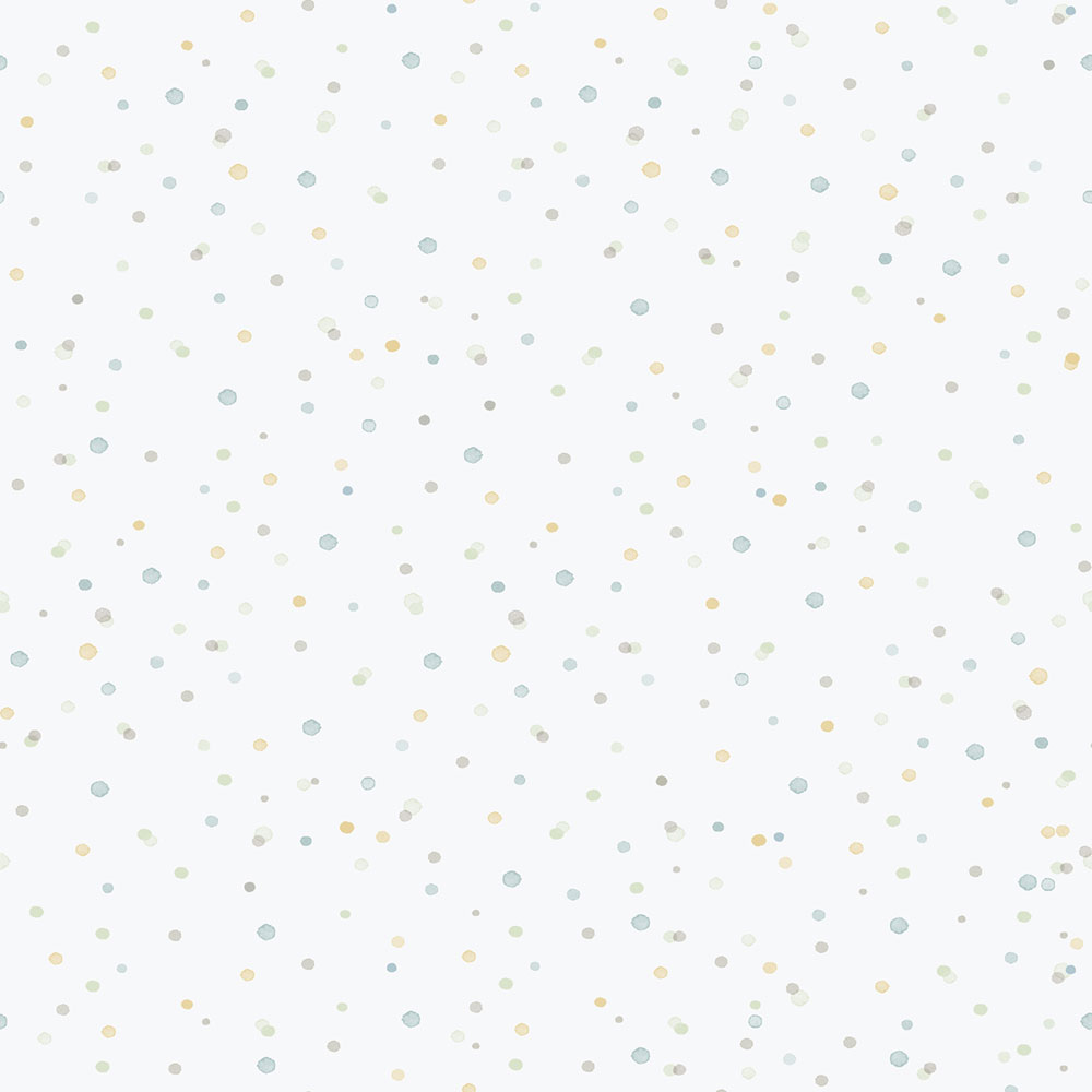 Detská vliesová tapeta na stenu, modrá, bodky, kaňky, 289-2, Enzo,  ICH Wallcoverings