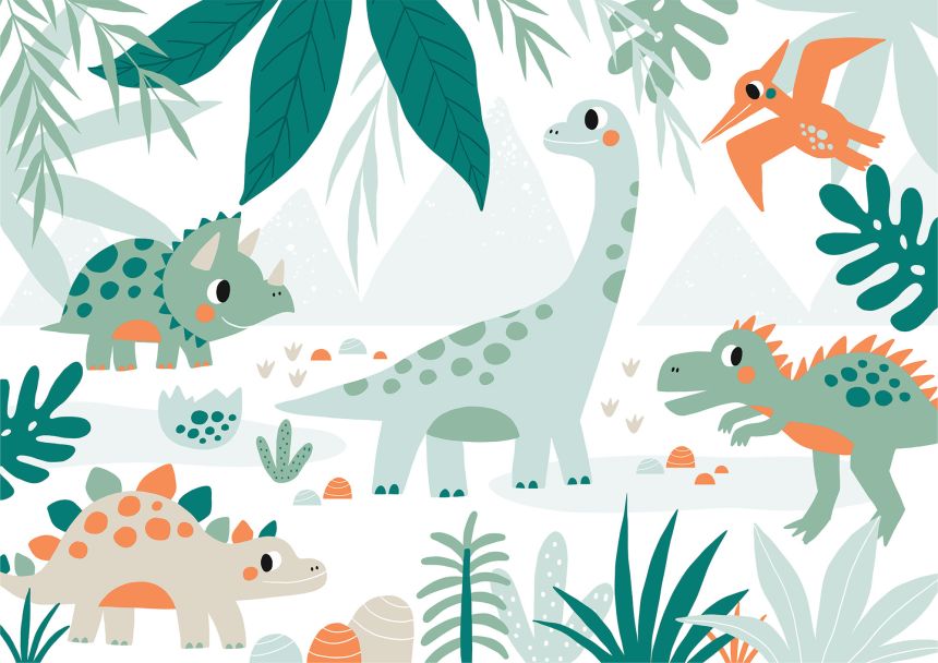Vliesová fototapeta na stenu na mieru, Dinosaury, 10002, Vavex