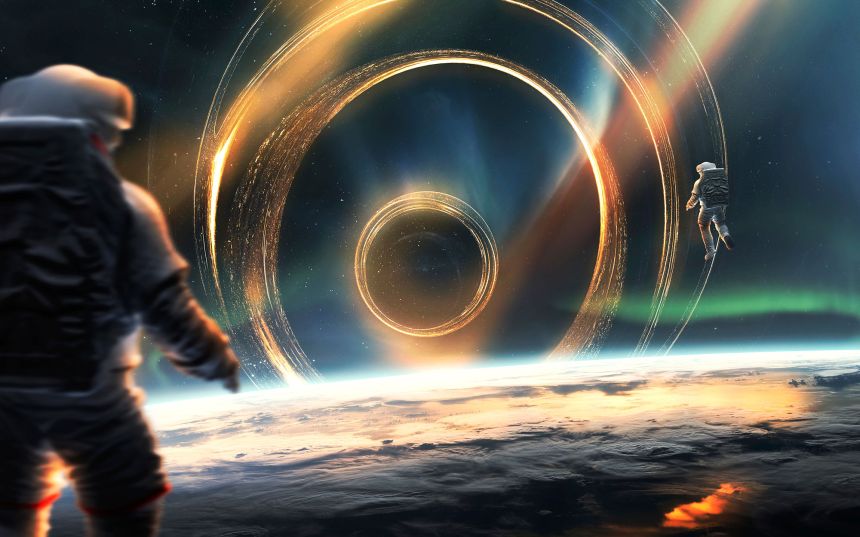 Vliesová fototapeta na stenu na mieru, Vesmír, Astronaut, 10139, Vavex