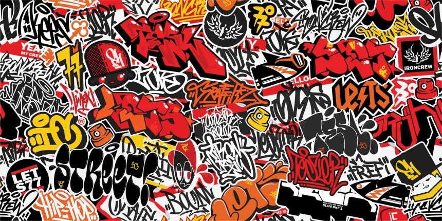 Vliesová fototapeta na stenu na mieru, Graffiti, 10144, Vavex