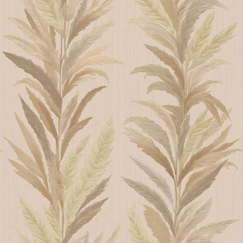 Tapeta, zlatobéžová, listy, 35904, Ornamenta, Parato by Cristiana Masi